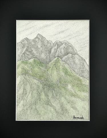 Original Landscape Drawings by ANEROSH Art