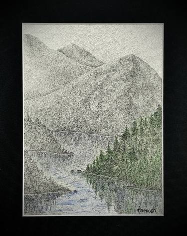 Original Conceptual Landscape Drawings by ANEROSH Art