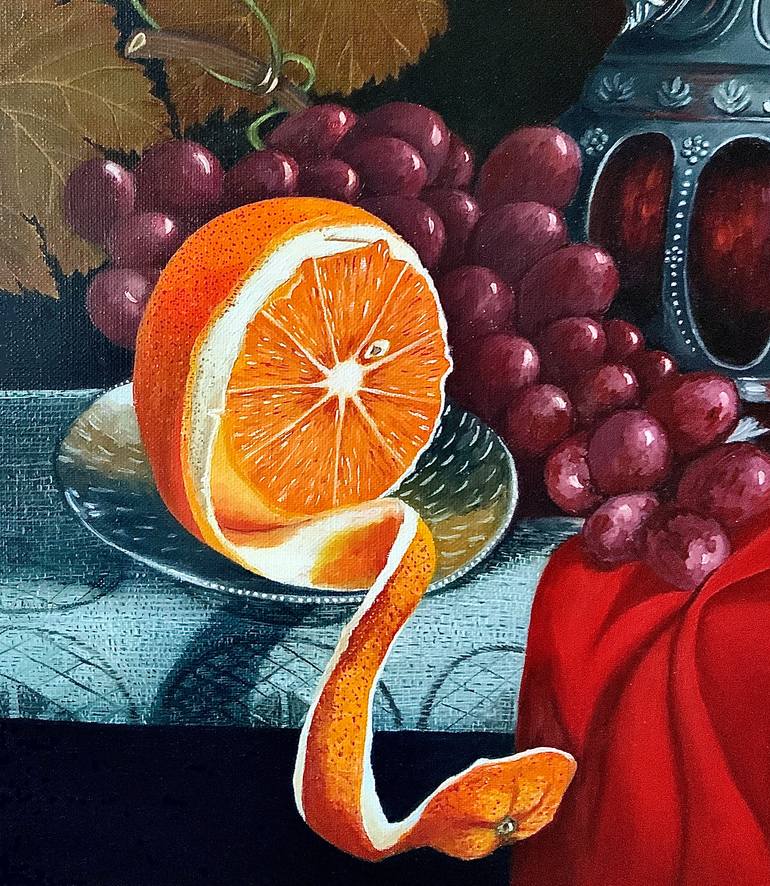 Original Contemporary Still Life Painting by Anerosh  Art