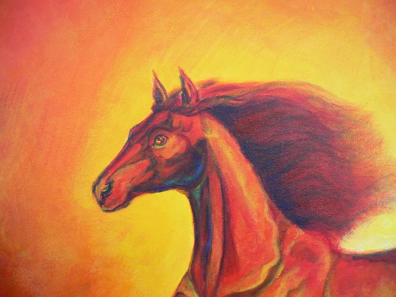 Original Expressionism Animal Painting by Tanya A