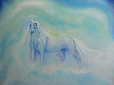 Print of Horse Paintings by Tanya A