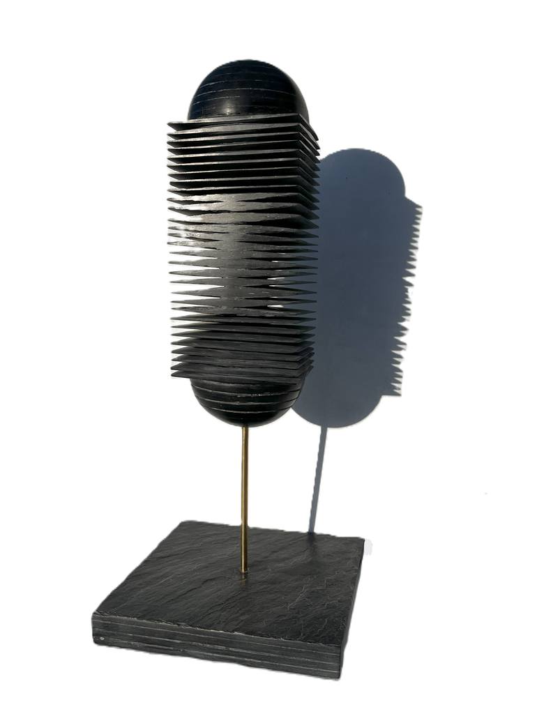 Original Op Art Abstract Sculpture by Evgeny Chubatyy