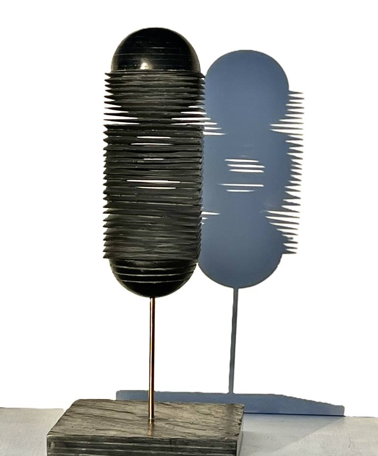 Original Op Art Abstract Sculpture by Evgeny Chubatyy