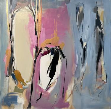 Original Abstract Expressionism Abstract Paintings by Claudia Concha Perea
