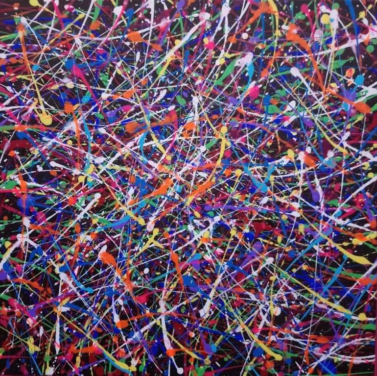 Tangled Web I Painting By Kat Yew 