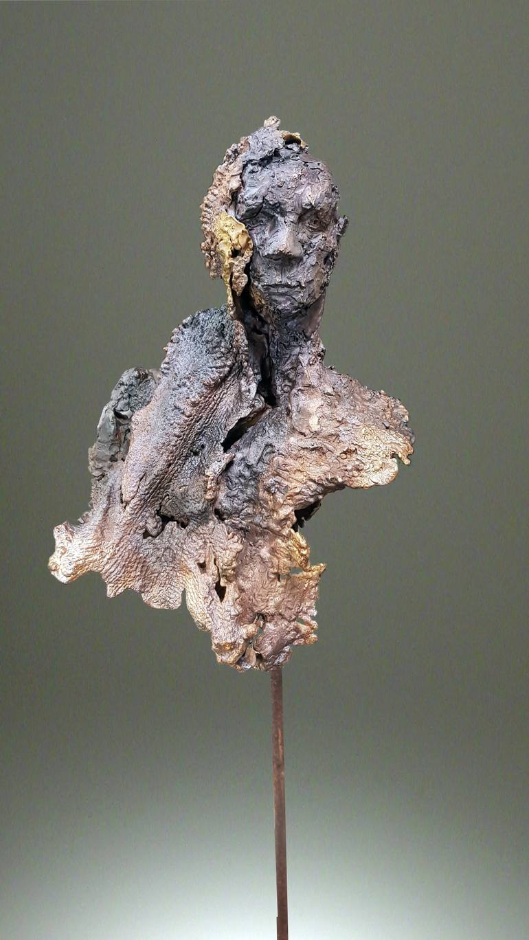 Original Figurative Mortality Sculpture by Eamonn Higgins