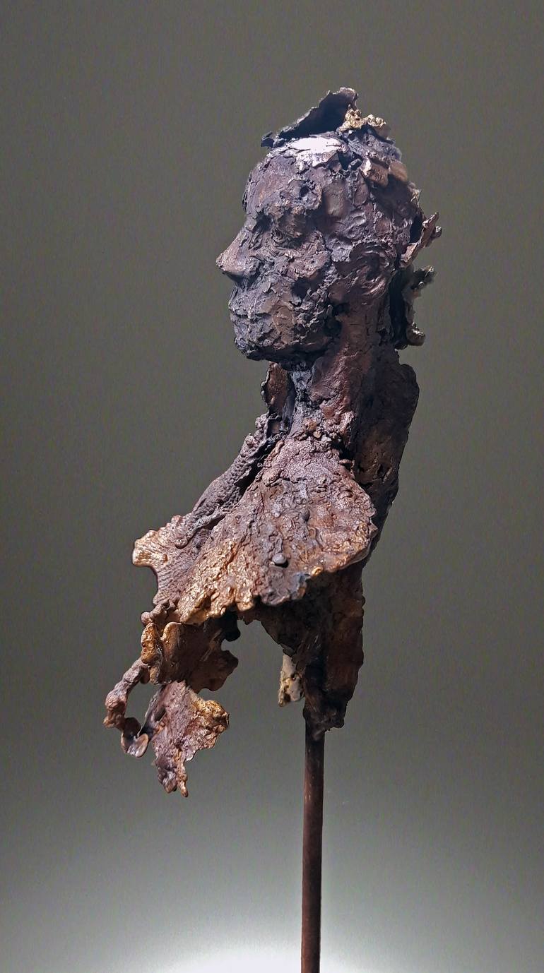 Original Figurative Mortality Sculpture by Eamonn Higgins