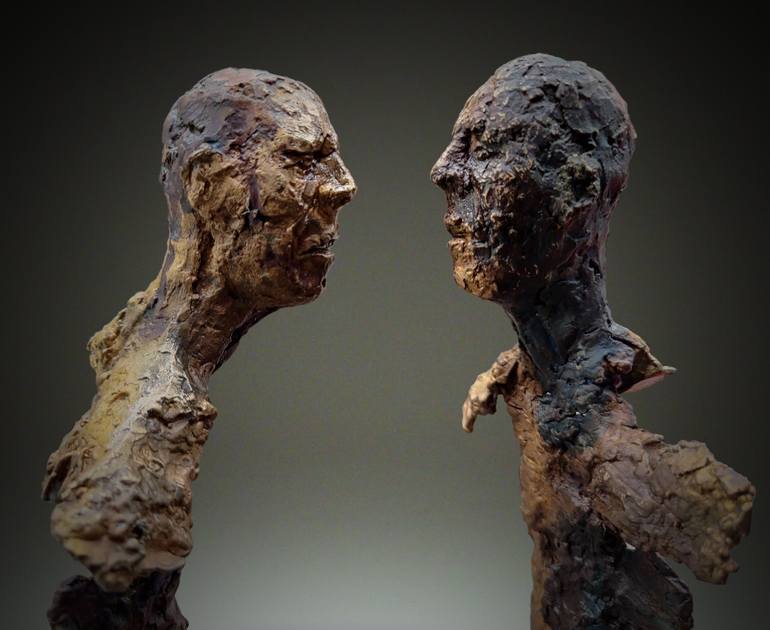 Original Men Sculpture by Eamonn Higgins