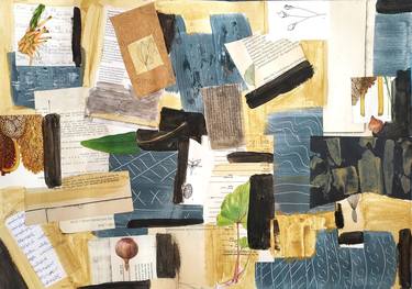 Original Abstract Collage by Gallery Mamonov