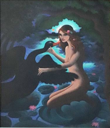 Original Contemporary Erotic Painting by Gordon Kibbee