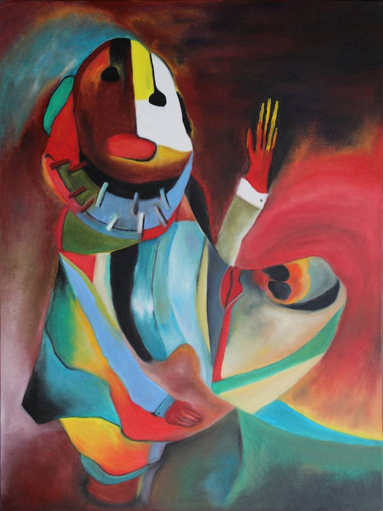 Original Abstract Expressionism Abstract Paintings by Mikhail Nazarov
