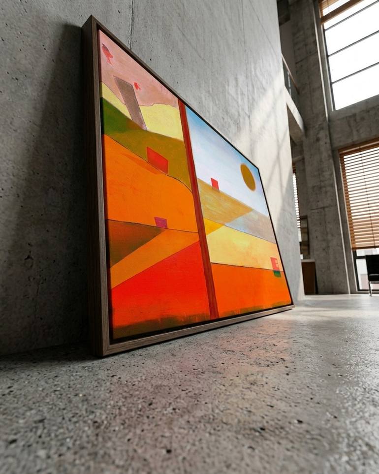 Original Symbolism Abstract Painting by Maurizio Valch