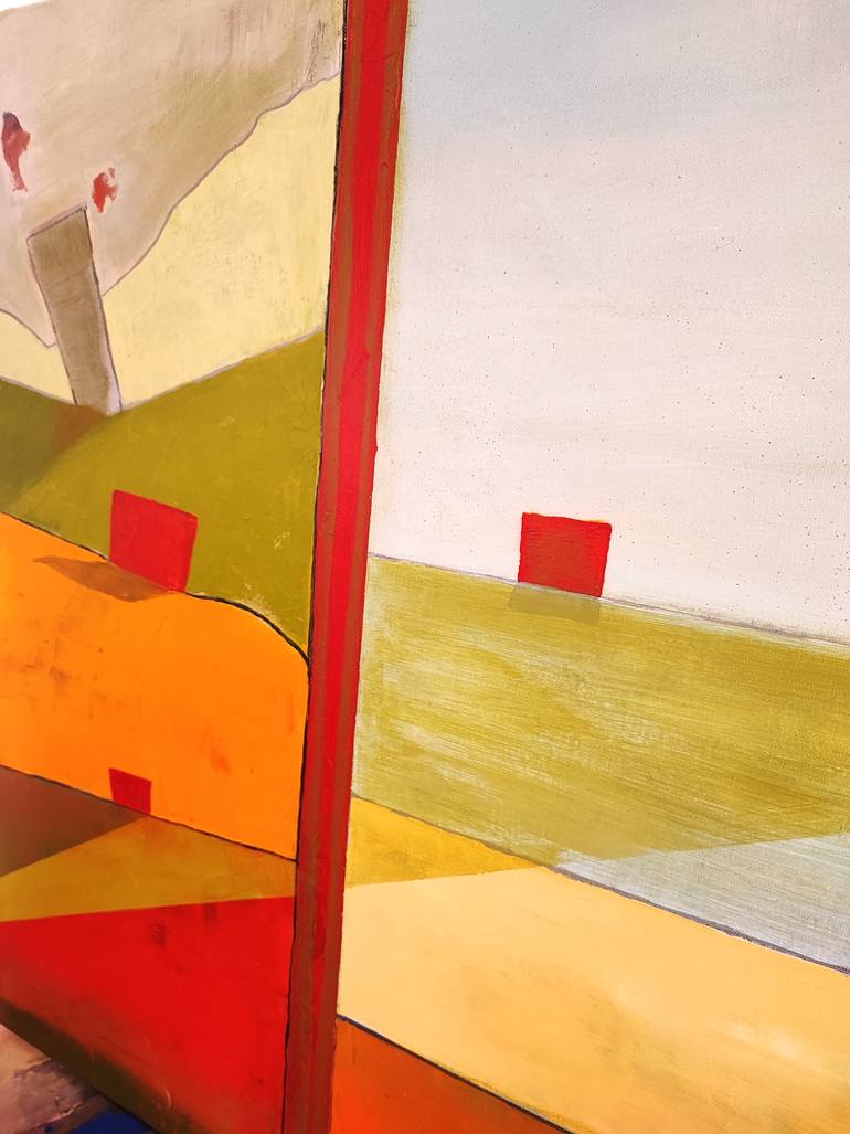 Original Symbolism Abstract Painting by Maurizio Valch