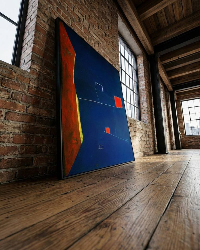 Original Minimalism Abstract Painting by Maurizio Valch
