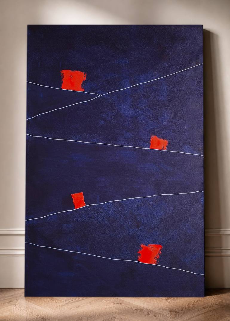 Original Abstract Expressionism Abstract Painting by Maurizio Valch