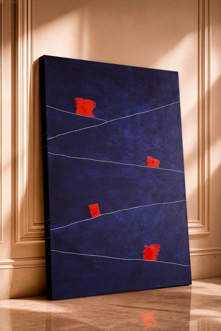 Original Abstract Expressionism Abstract Painting by Maurizio Valch