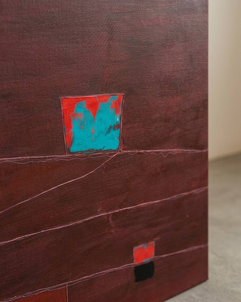 Original Modernism Abstract Painting by Maurizio Valch