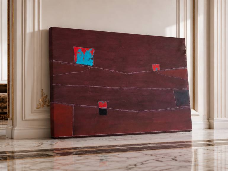 Original Abstract Expressionism Abstract Painting by Maurizio Valch