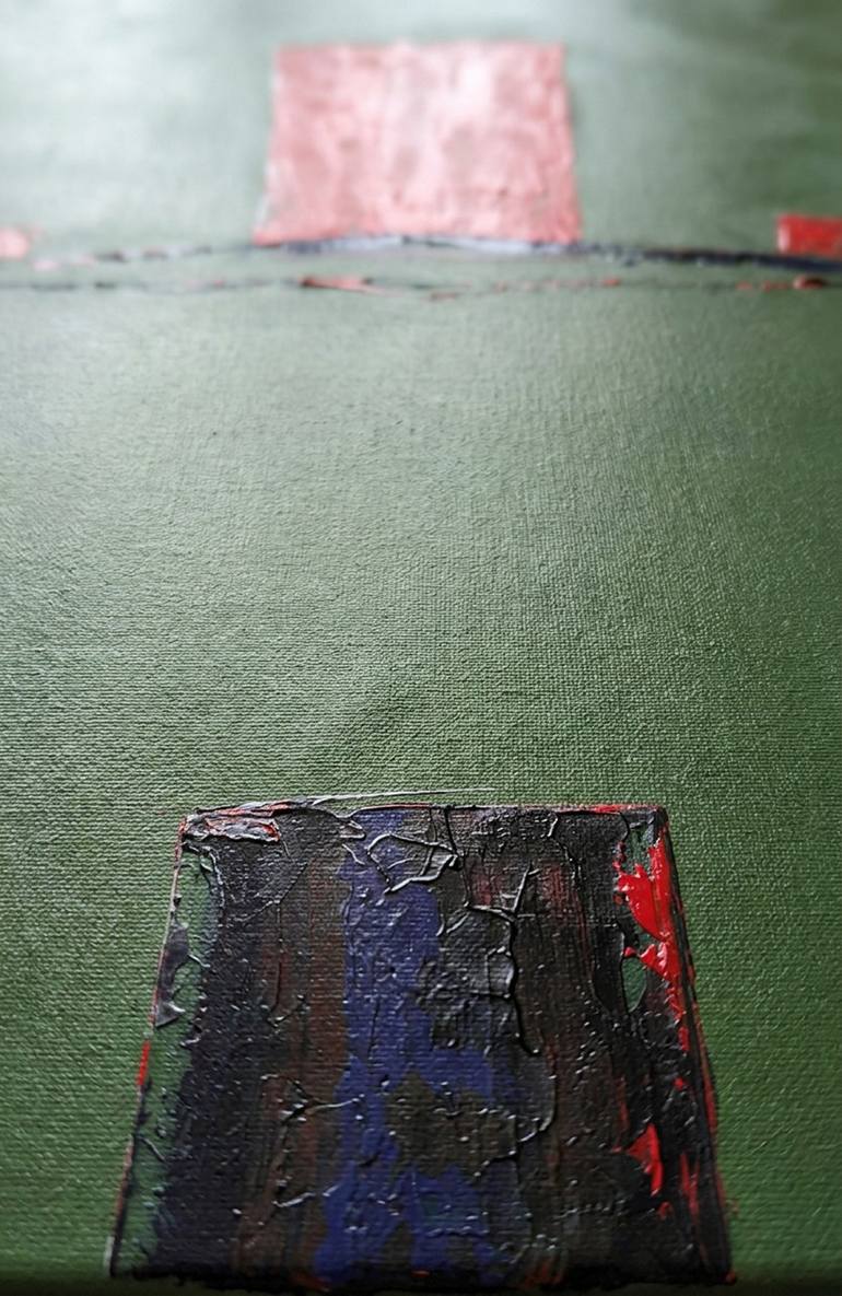 Original Symbolism Abstract Painting by Maurizio Valch