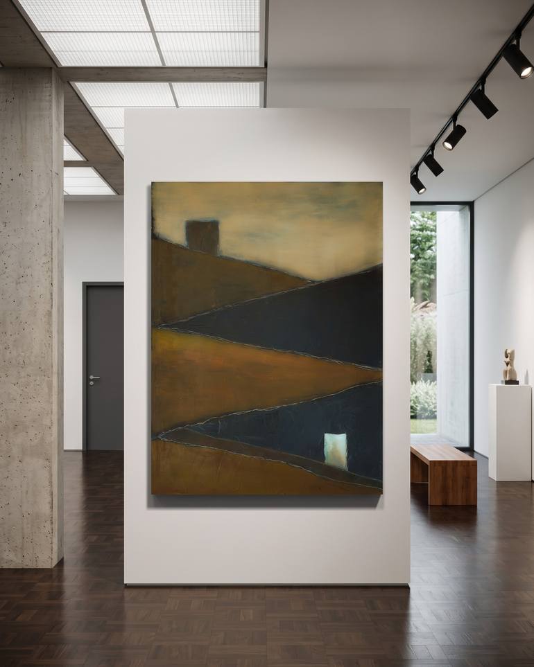 Original Symbolism Abstract Painting by Maurizio Valch