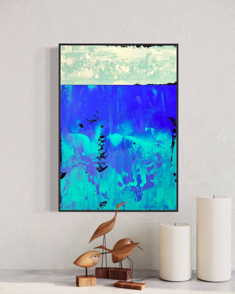 Original Abstract Expressionism Abstract Painting by Anja Smolarz