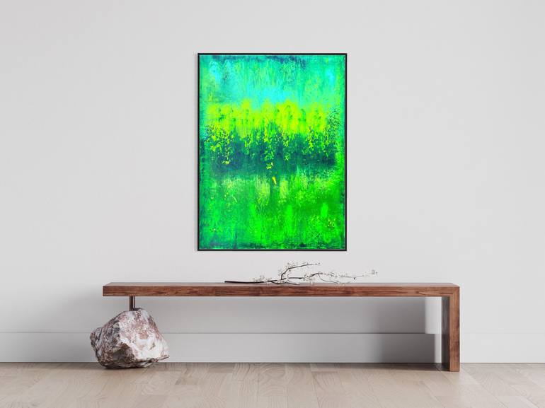 Original Abstract Expressionism Abstract Painting by Anja Smolarz