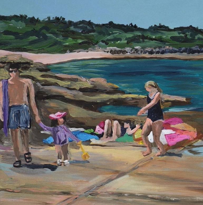 Original Beach Painting by Rachel Rae