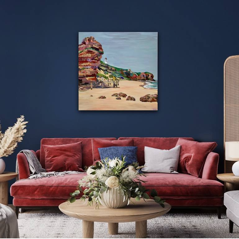 Original Contemporary Beach Painting by Rachel Rae