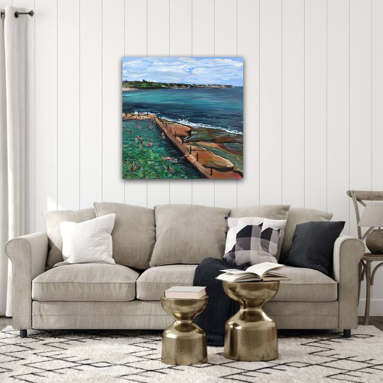 Original Contemporary Seascape Painting by Rachel Rae