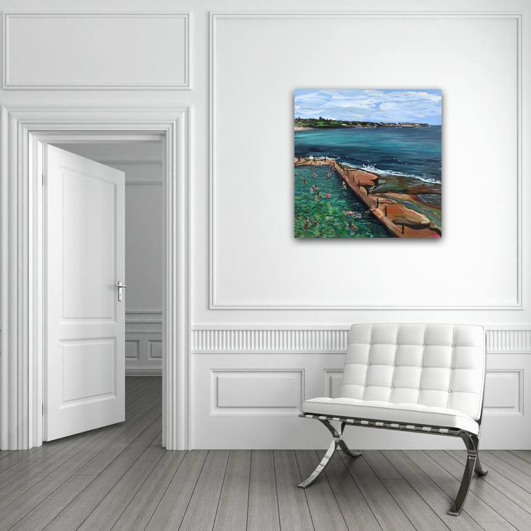 Original Contemporary Seascape Painting by Rachel Rae