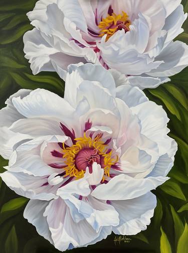 Original Realism Floral Paintings by Anastasiia Alekhina