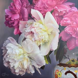 Gentle charm of peonies