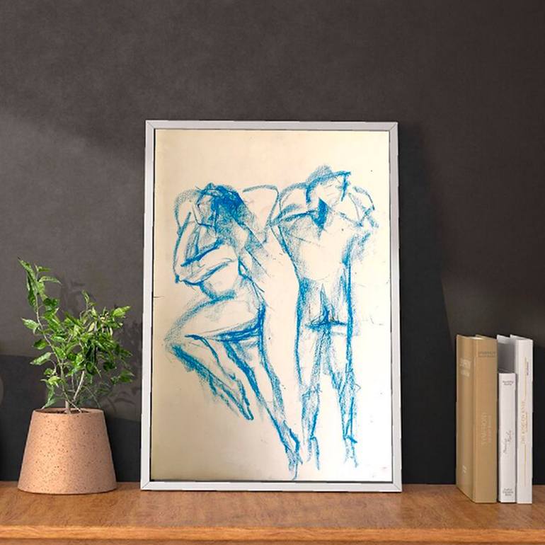 Original Contemporary Love Painting by A Y
