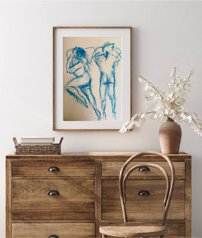 Original Contemporary Love Painting by A Y