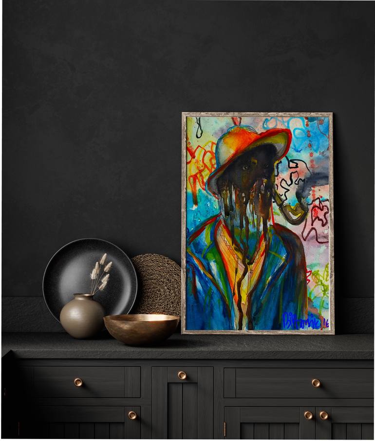 Original Abstract Expressionism Abstract Digital by A Y