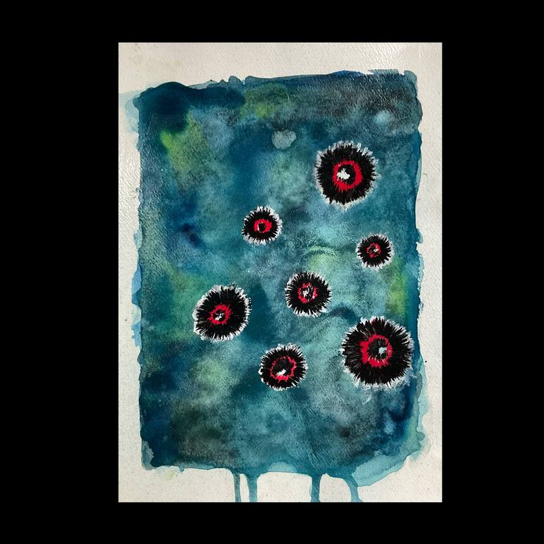 Original Abstract Expressionism Abstract Painting by A Y