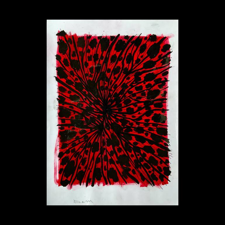Original Abstract Expressionism Abstract Painting by A Y