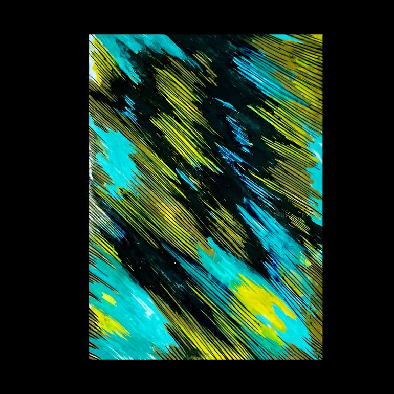 Original Abstract Expressionism Abstract Painting by A Y