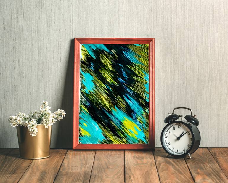 Original Abstract Expressionism Abstract Painting by A Y
