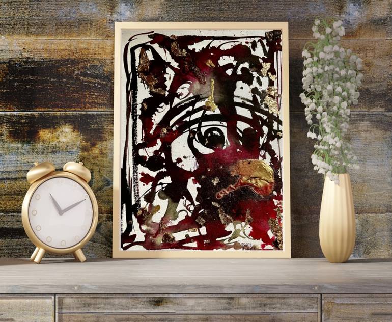 Original Abstract Expressionism Abstract Painting by A Y