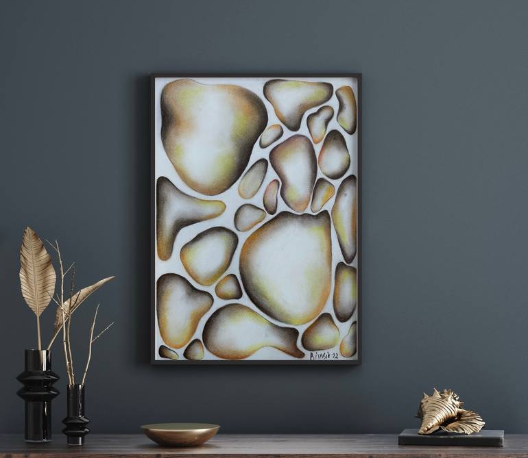 Original Abstract Expressionism Abstract Painting by A Y