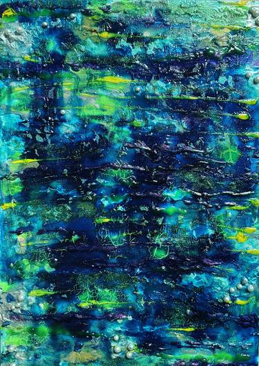Original Abstract Expressionism Abstract Paintings by A Y