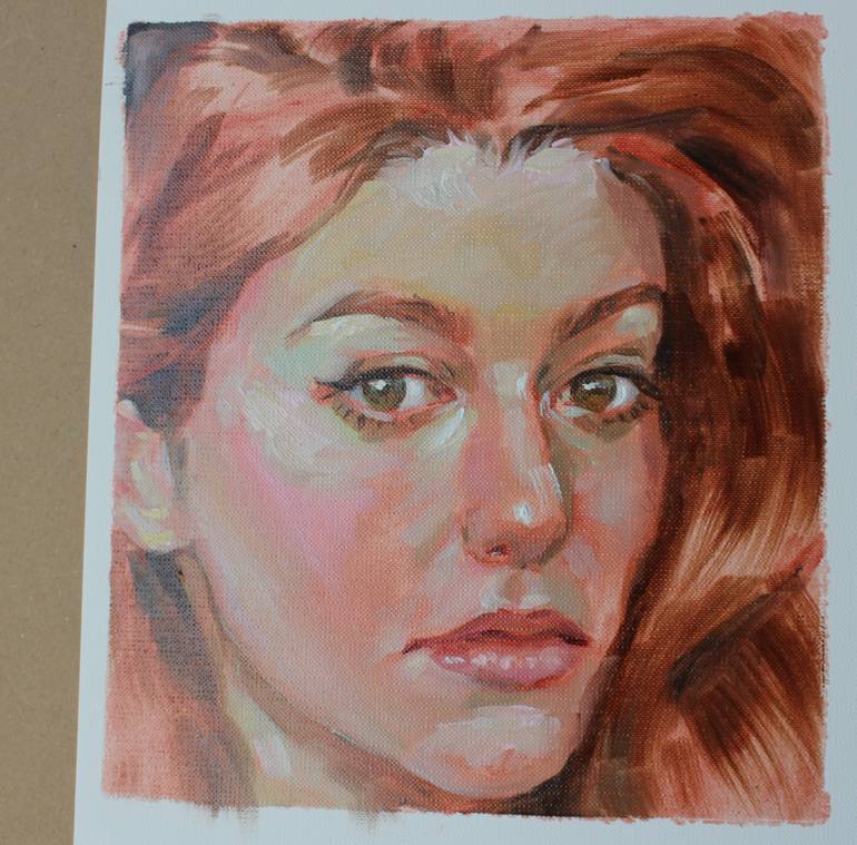 Original Figurative People Painting by Natalya Vershkova