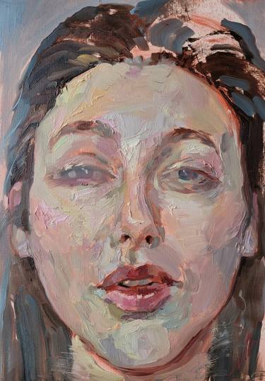 Original Portrait Painting by Natalya Vershkova