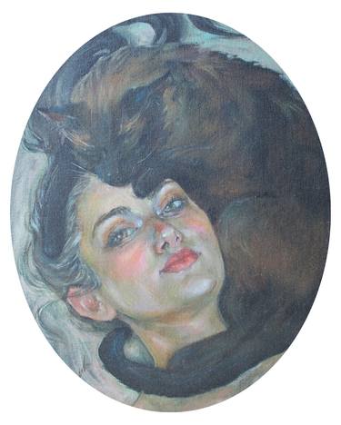 Print of Portrait Paintings by Natalya Vershkova