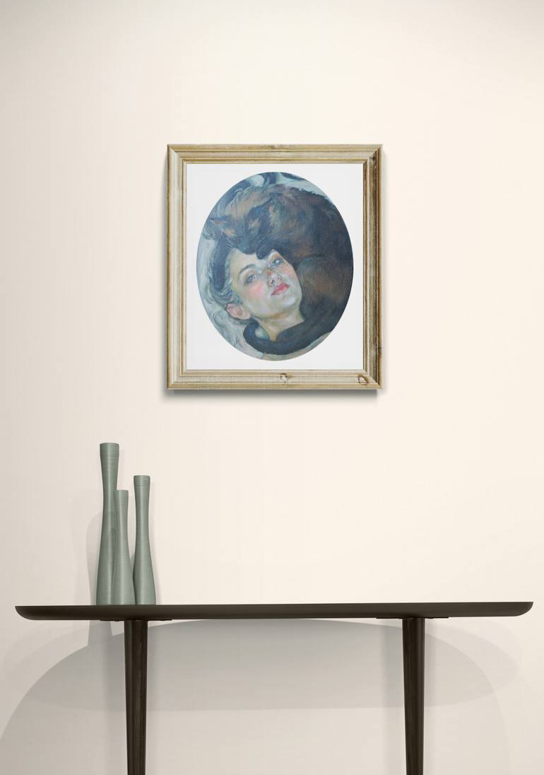 Original Art Deco People Painting by Natalya Vershkova