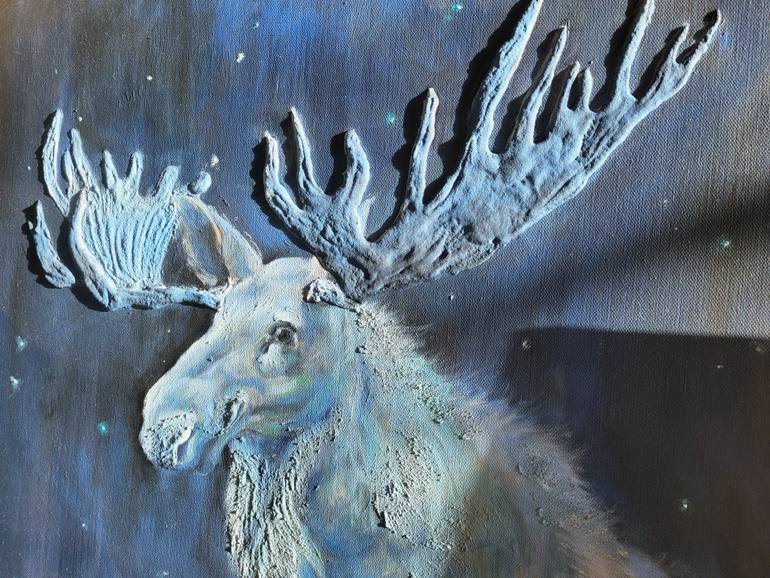 Original Figurative Animal Painting by Natalya Vershkova