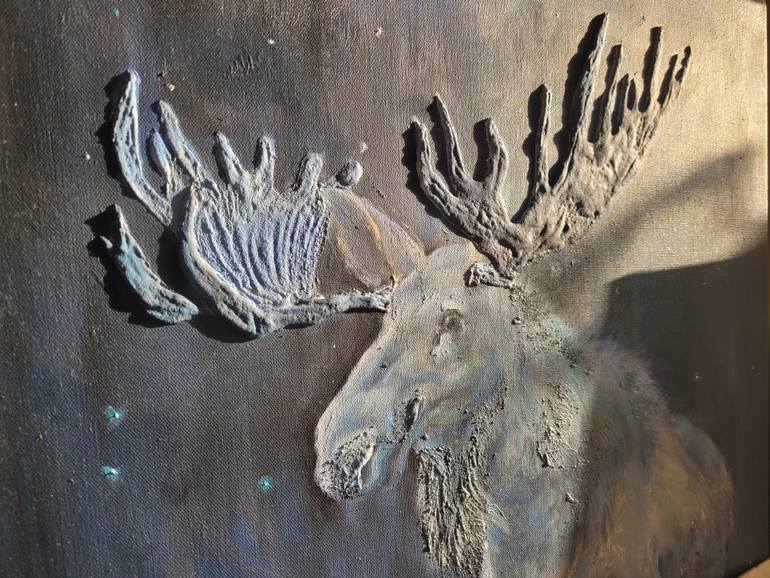 Original Figurative Animal Painting by Natalya Vershkova