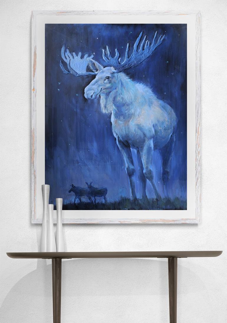 Original Figurative Animal Painting by Natalya Vershkova