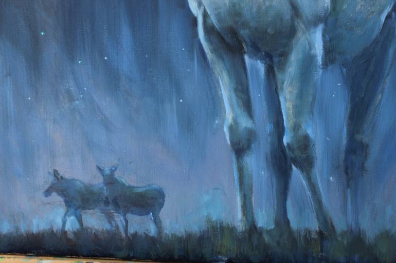 Original Figurative Animal Painting by Natalya Vershkova